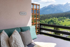 -Panorama-Bergblick- Dampfbad-Dusche und Aussenbett